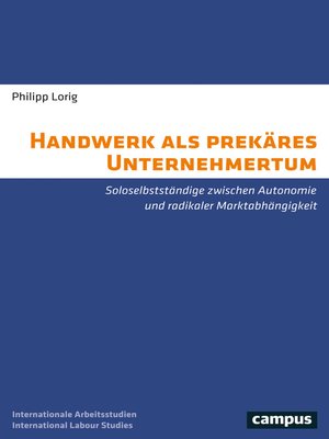 cover image of Handwerk als prekäres Unternehmertum